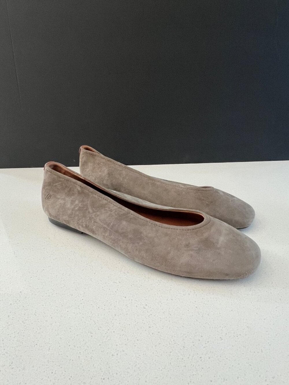 GENTLE SOULS Willow women's Woven walnut suede Flats size 12 M